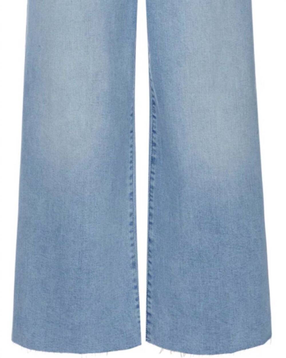 NEW GOOD AMERICAN women's ultra high rise palazzo jeans in indigo - Picture 3 of 3